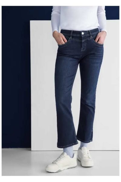 Kicked Flare Jean Dark Indigo Street One
