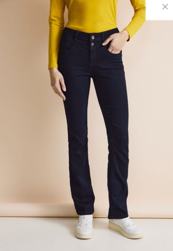Slim Fit Boot Cut Denim York 32" Midnight Blue Street One