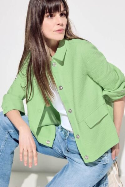 Light Structured Jacket Matcha Lime Cecil