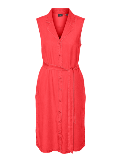 Bree Sleeveless Shirt Dress Cayenne Vero Moda