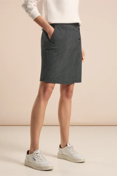 Maja Wrap Skirt Hunter Green Street One