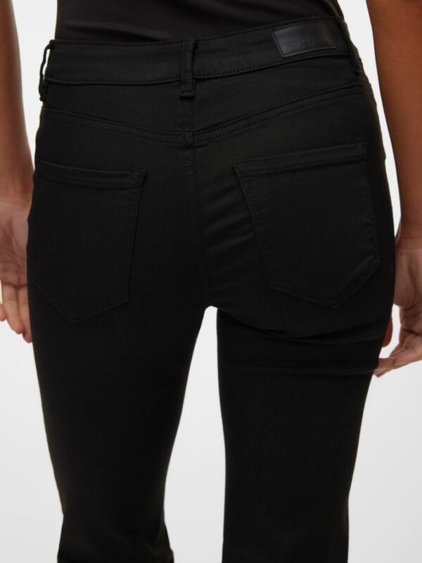 VMFlash Straight Jeans 32inch Black Vero Moda - Image 4