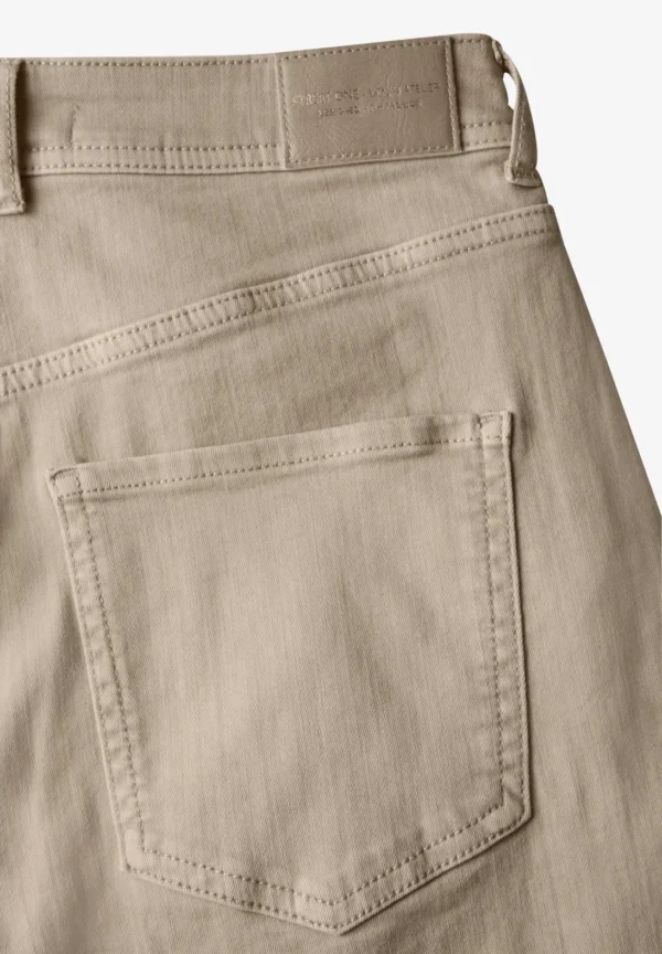 Tapered Leg Mom Denim 30 Beige Street One - Image 4