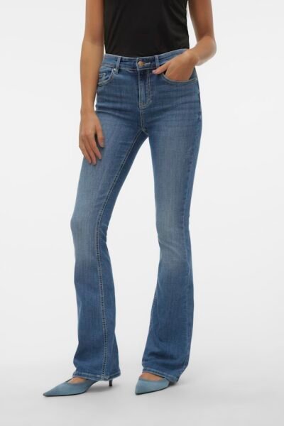 VMFlash Flared Denim 32 Medium Blue Denim Vero Moda