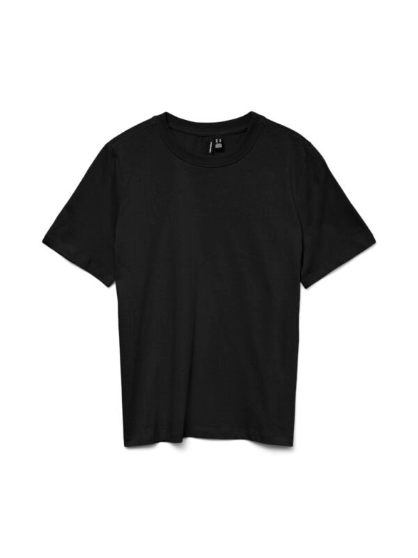 VMPaulina Short Sleeve T-Shirt Black Vero Moda - Image 2