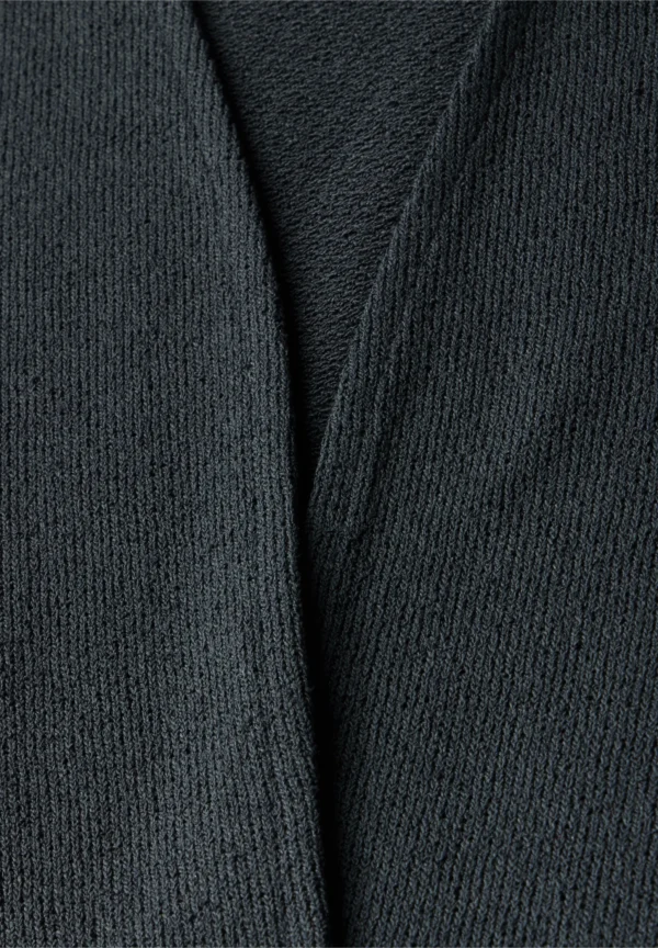 Open Crepe Jacket Slate Khaki Cecil - Image 4