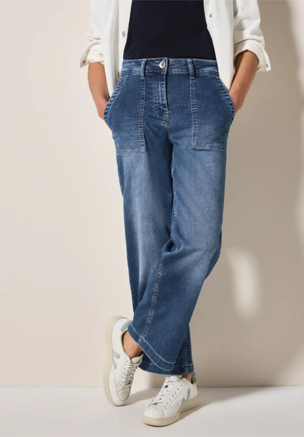 Neele Jogger Light Blue Wash 28 Cecil