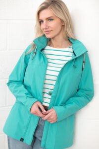 Beachcomber Short Jacket Soft Teal Lighthouse