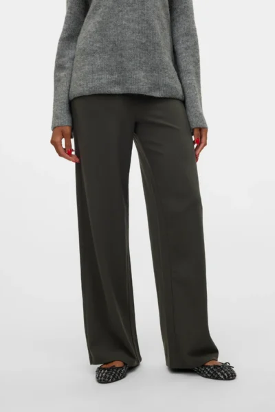 VMBerlin Zamira Wide Pants Peat 32 Vero Moda