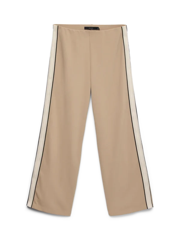 VMBerlin Wide Pant With Side Stripe 30 Silver Mink Vero Moda - Image 4