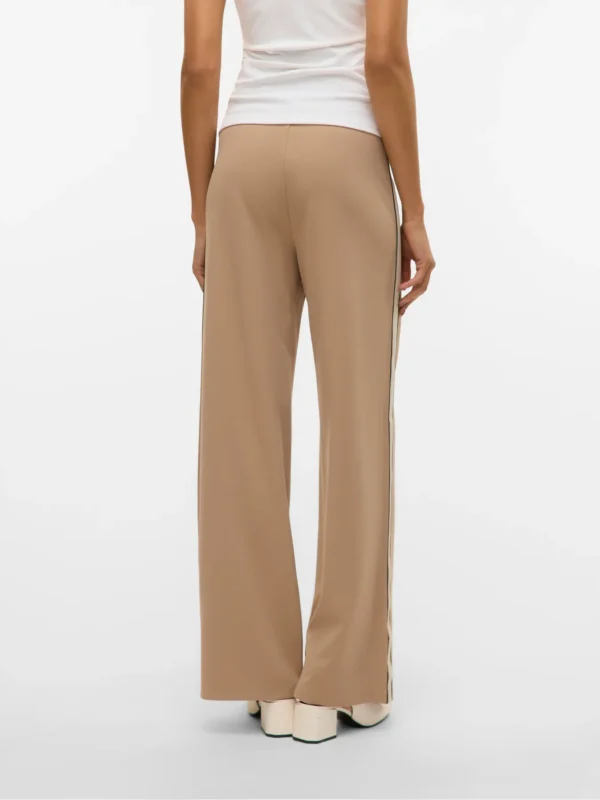 VMBerlin Wide Pant With Side Stripe 30 Silver Mink Vero Moda - Image 2