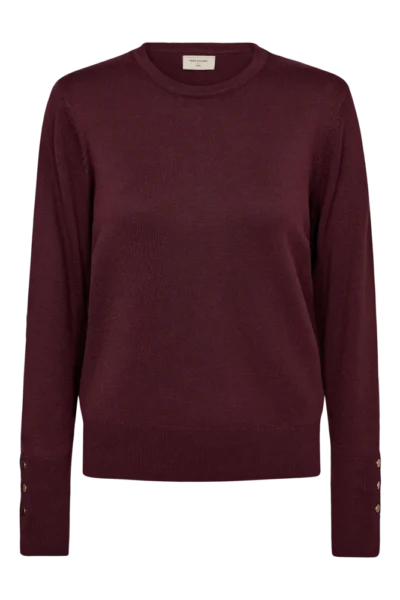 FQKatie Round Neck Pullover Port Royale Freequent