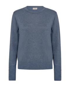FQKatie Round Neck Pullover Vintage Indigo Freequent