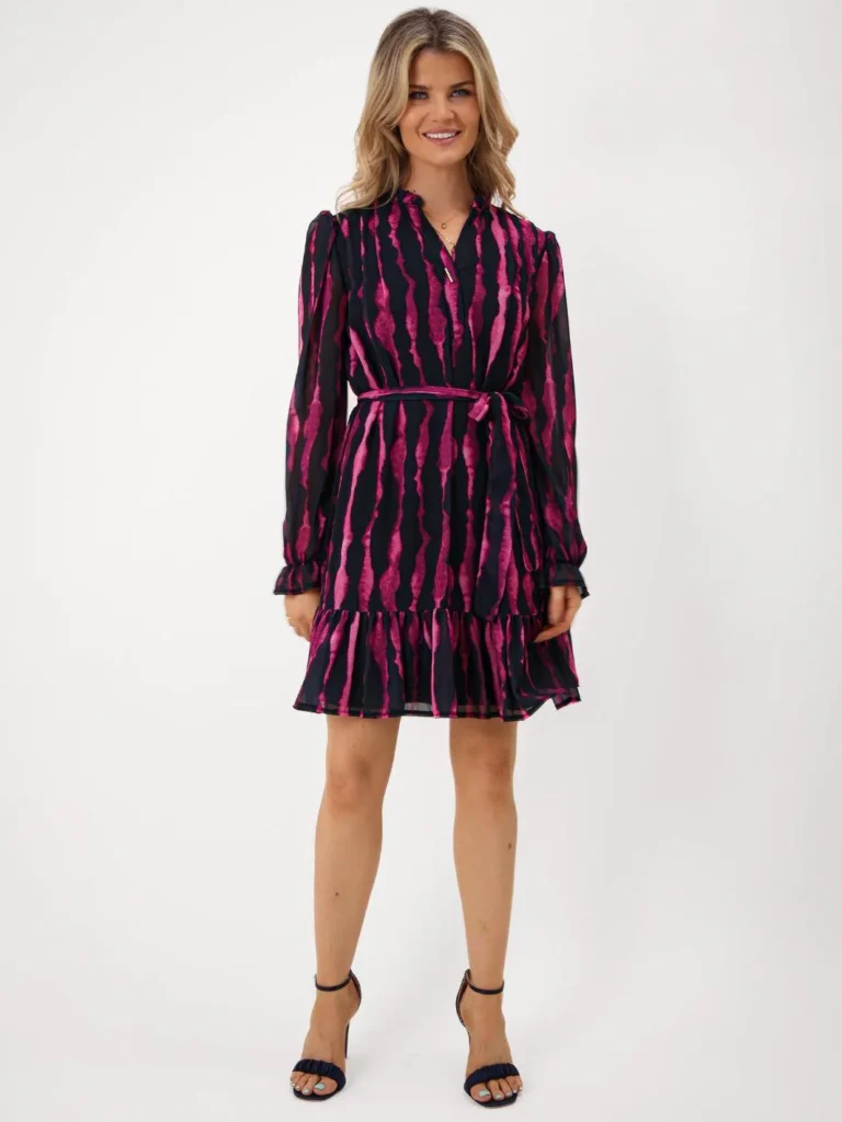 Venus Dress Pink/Navy Kate & Pippa