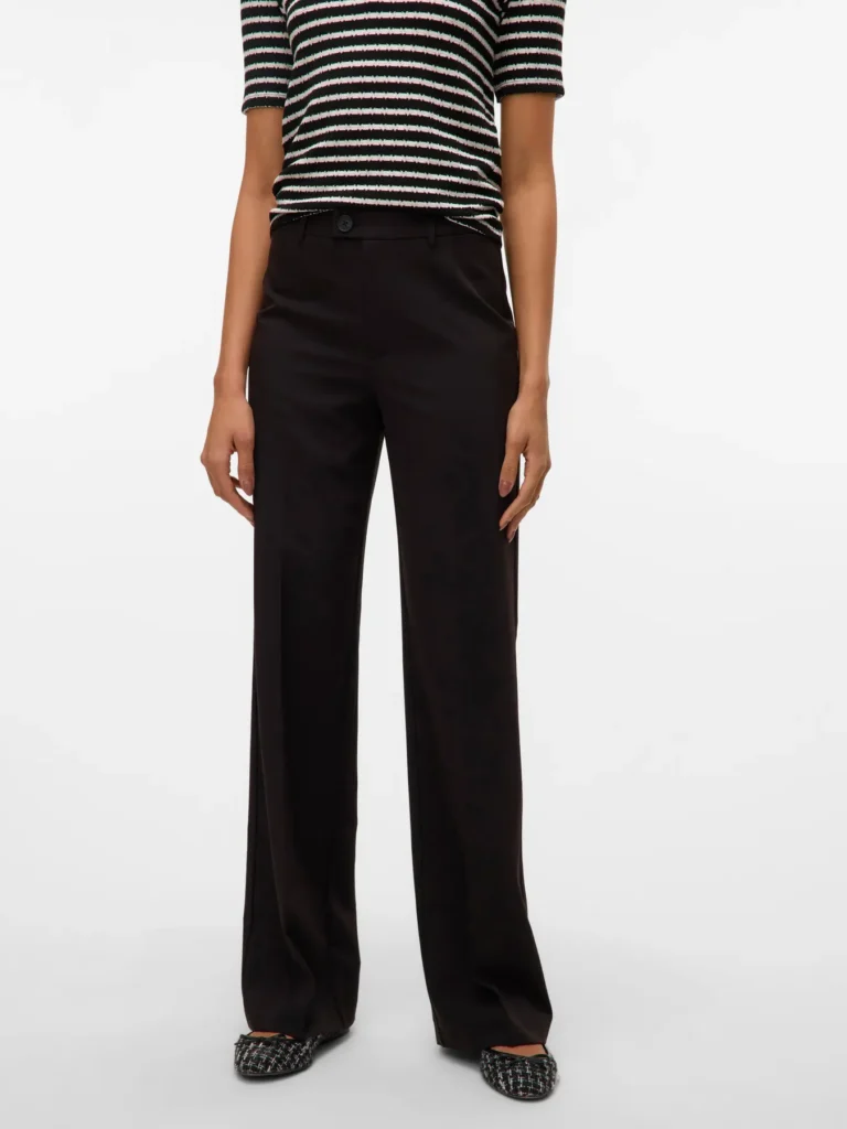 VMTexas Mw Straight Pant Black 32 Vero Moda