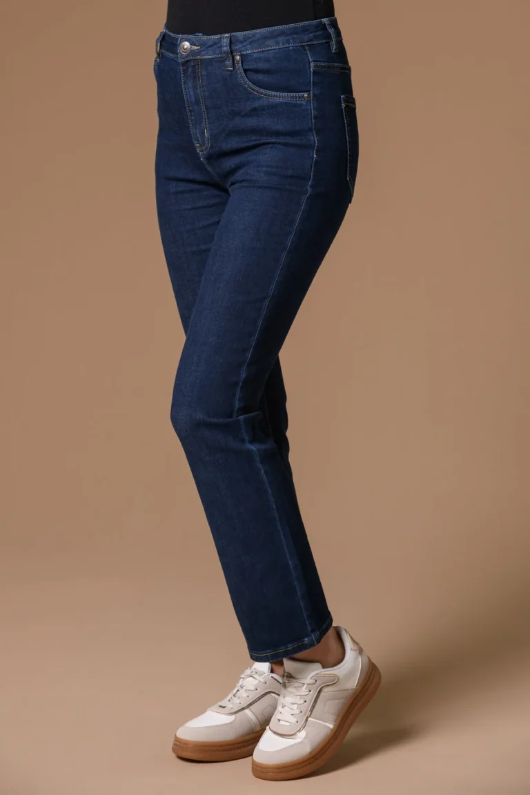 Straight Leg Denim 29 Dark Blue Paco